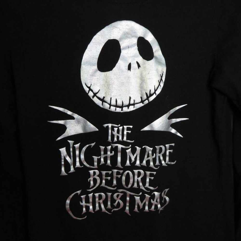 The Nightmare Before Christmas Women's Size 14/16 Long Sleeve T-Shirt + MousePad - Picture 3 of 10
